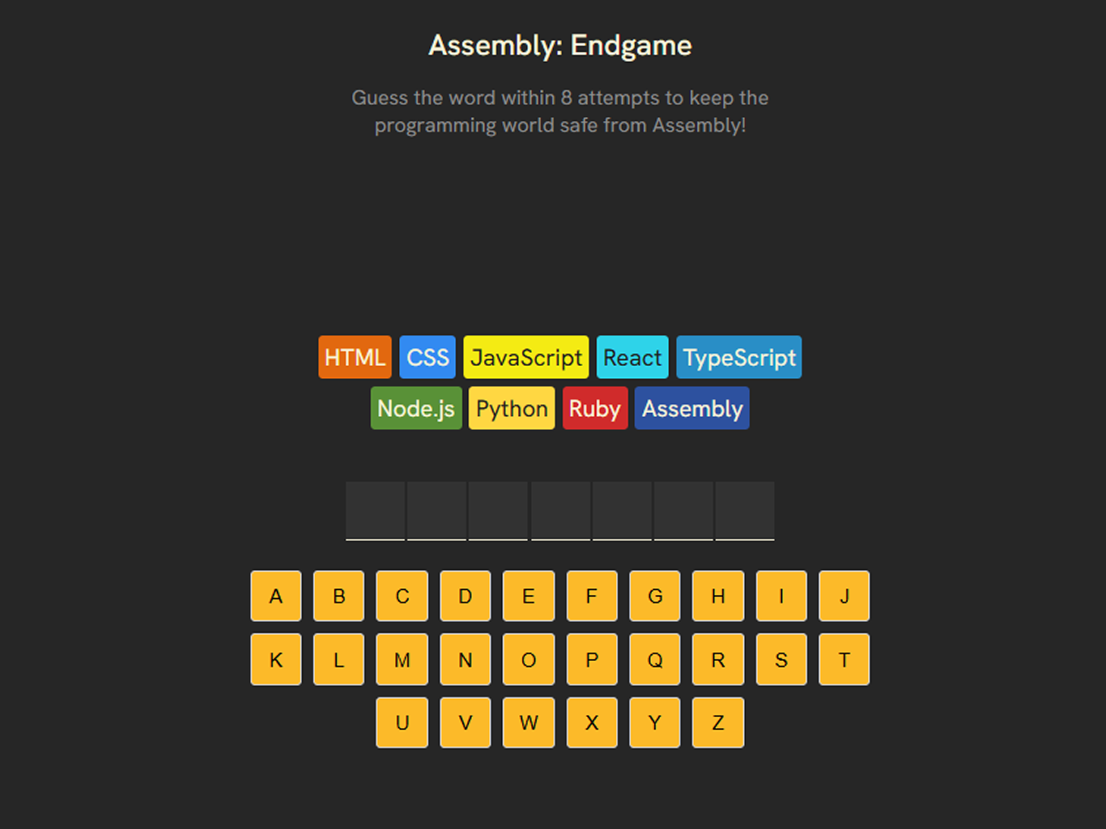 Assembly Endgame