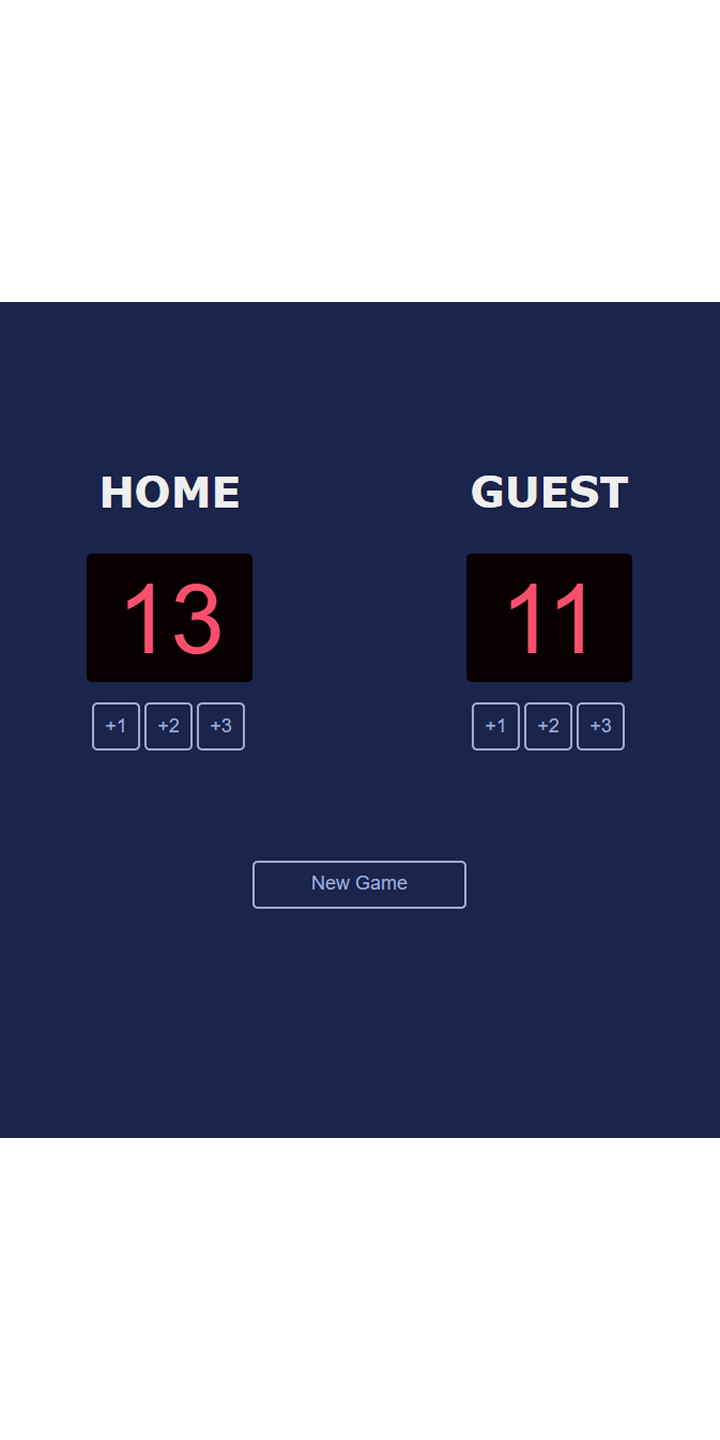 Basketball Scoreboard mobile 1