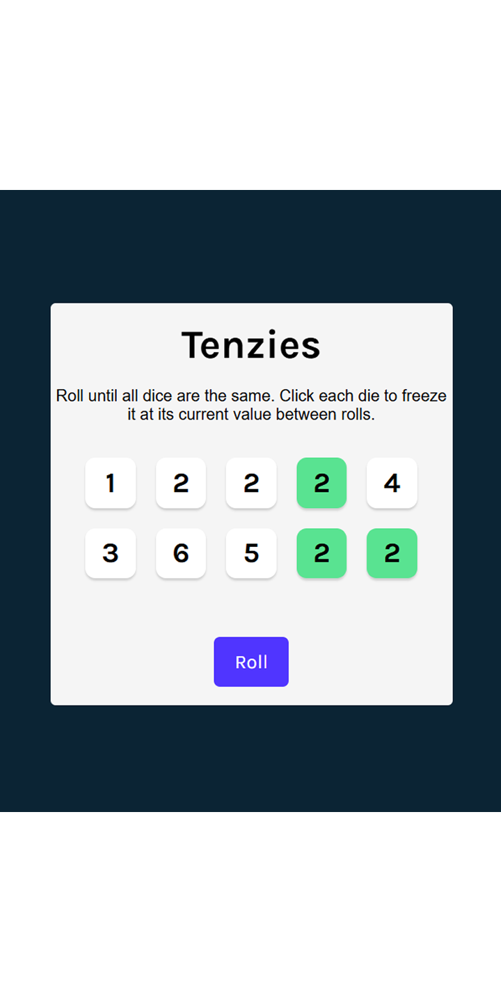 Tenzies mobile 1