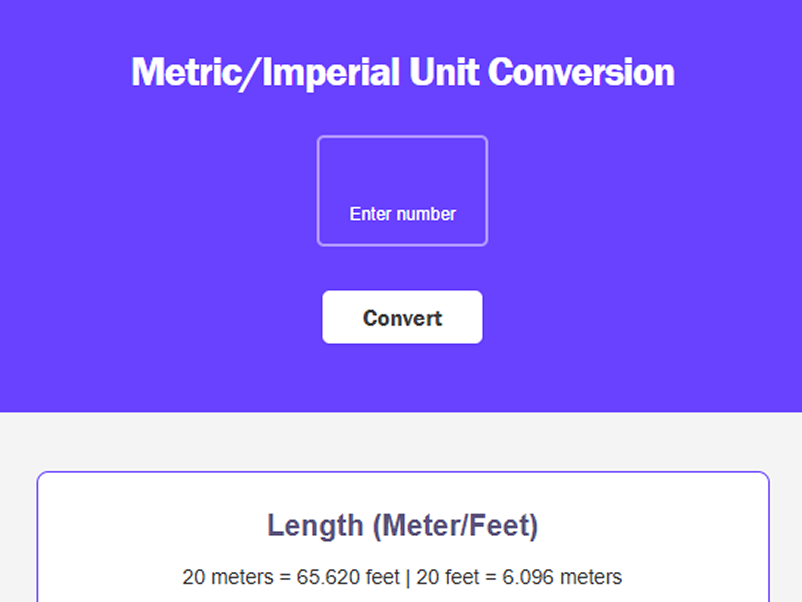 Unit Converter